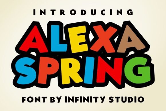 Alexa Spring Font for Friendly Branding and Eye-Catching Campaigns