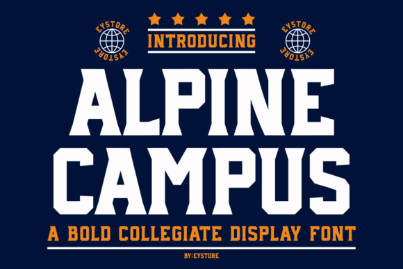 Alpine Campus Font for Bold Creative Projects