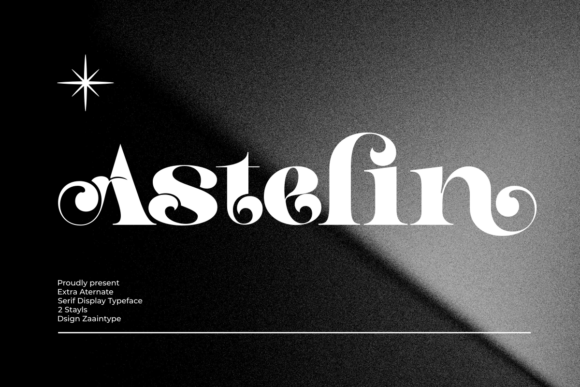 Astelin: A Display Serif Font That Commands Attention in Campaigns