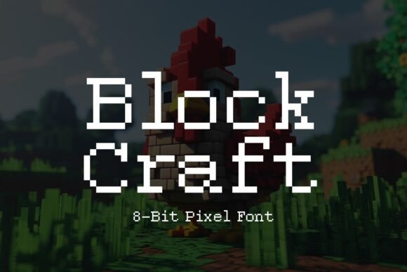 Block Craft: A Pixel-Perfect Display Font for Modern Web Projects