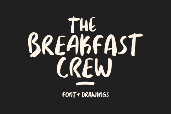 Breakfast Crew Font for Casual Branding and Morning-Inspired Design