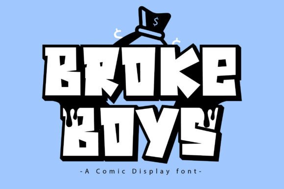 Broke Boys Font for Bold Editorial Design