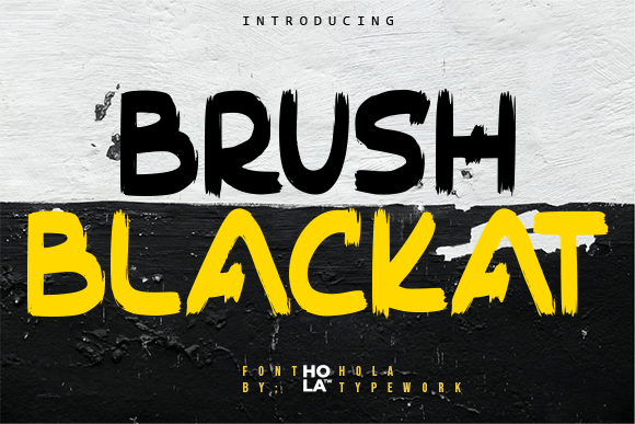 Brush Blackat: The Display Font That Elevates Campaign Design