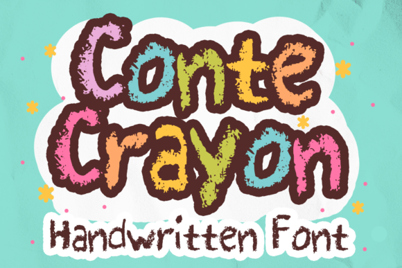 Conte Crayon Font for Playful and Professional Design