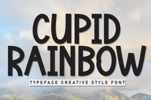 Cupid Rainbow: A Whimsical Display Font for Marketers