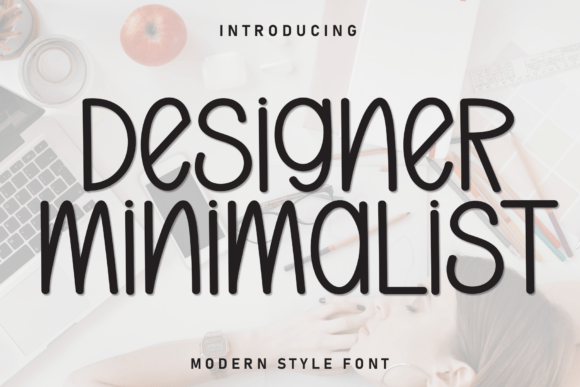 Designer Minimalist Font for Modern Web Design