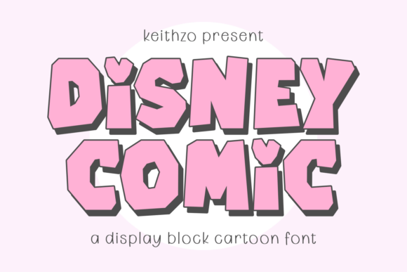 Disney Comic: A Whimsical Display Font for Creative Makers