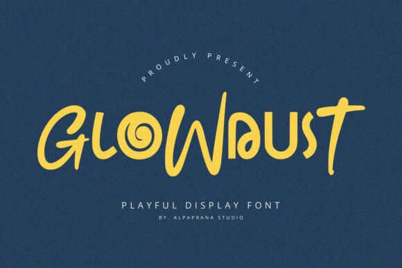 Glowdust Font for Handmade Projects and Branding