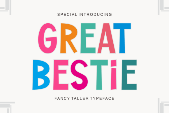 Great Bestie: A Modern Serif Font for Bold Branding