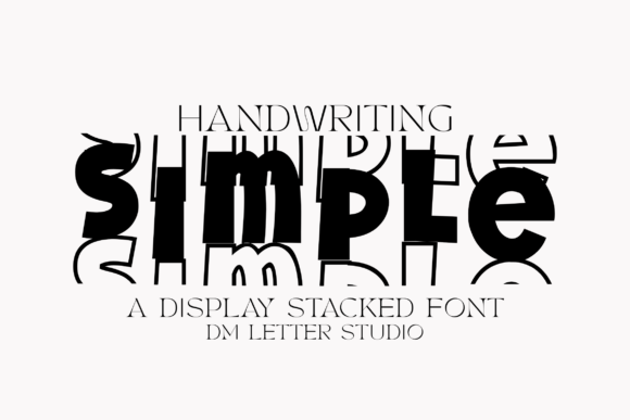 Handwriting Simple Stacked for Elegant Web Typography