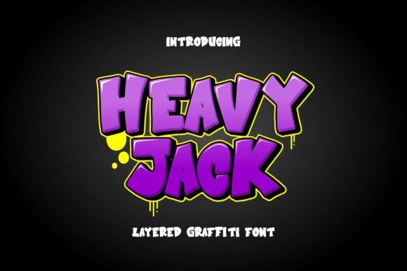 Heavy Jack: A Bold Display Font for Creative Makers