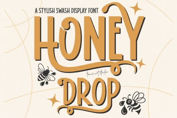 Honey Drop Font for Stylish Editorial Design