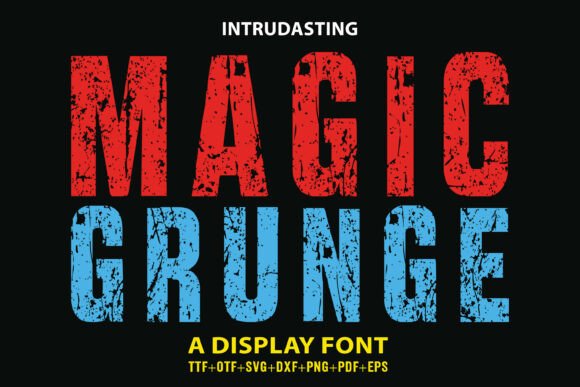 Magic Grunge Font for Handmade Creations