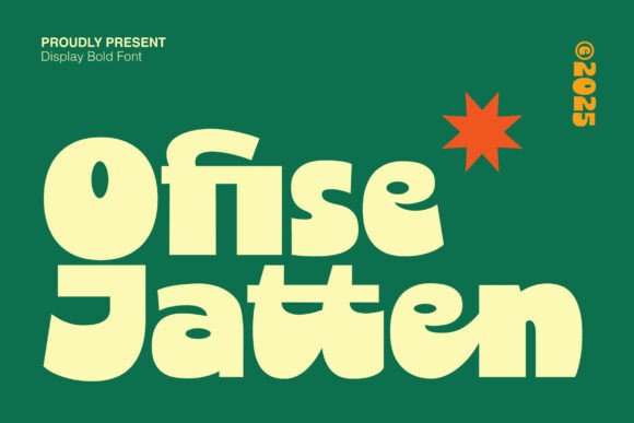 Ofise Jatten: A Bold Display Font for Editorial Impact