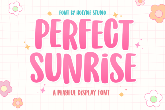 Perfect Sunrise: A Playful Font for Bright Branding