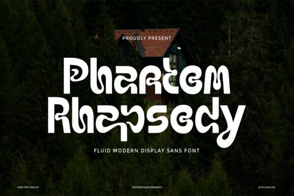Phantom Rhapsody: A Bold Display Font for Dark Branding