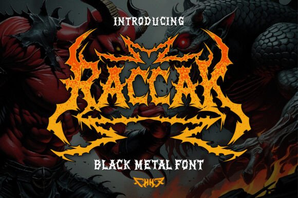 Raccak Font: A Savage Typographic Force for Bold Branding