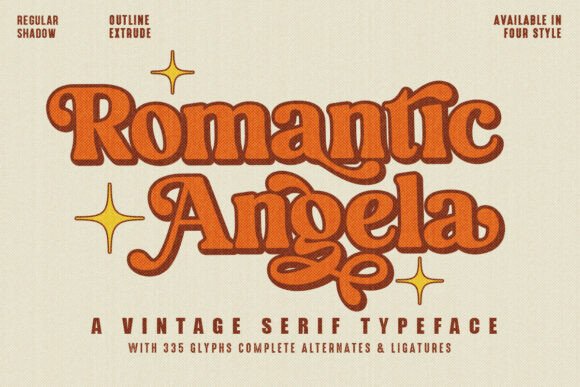 Romantic Angela Font for Stylish Web Design