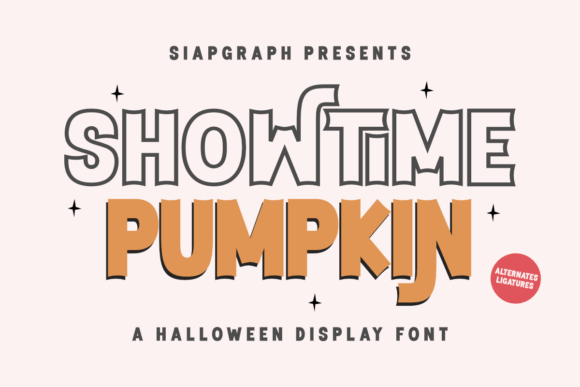 Showtime Pumpkin Font for Eye-Catching Branding