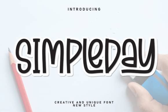 Simpleday: A Playful Font for Modern Branding