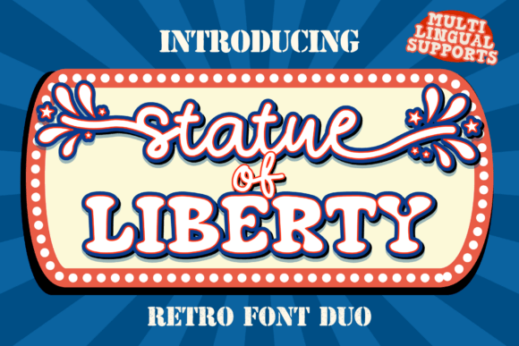 Statue of Liberty Font for Web Design Projects