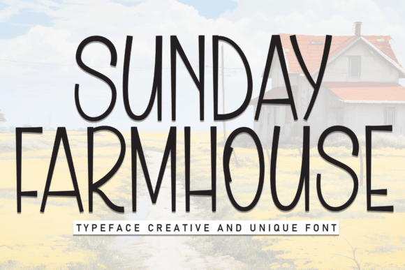 Sunday Farmhouse Font for Handmade Creations