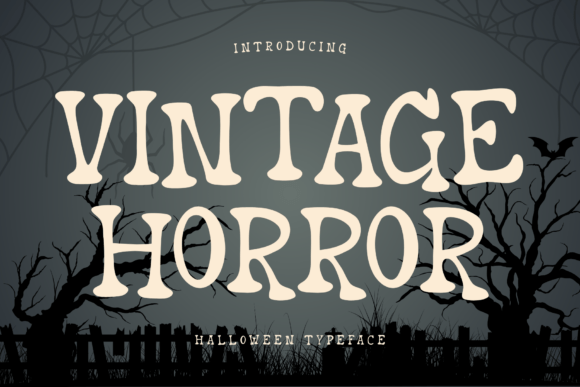 Vintage Horror Font for Halloween Campaigns