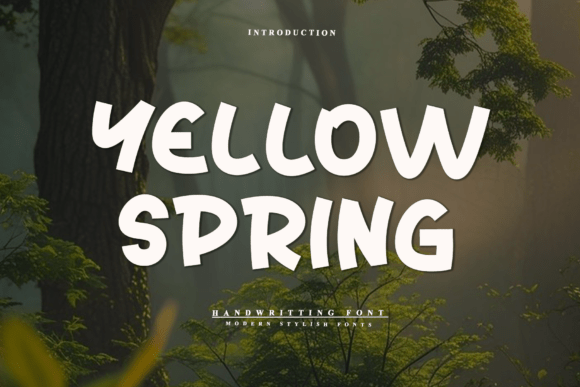 Yellow Spring: A Graceful Font for Modern Branding